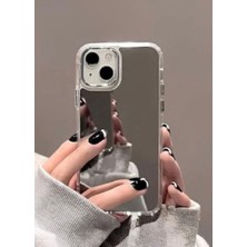 Ünmobile Aynalı Şeffaf Telefon Kılıfı – Krom Kamera Çerçeveli, Darbe Korumalı Premium Tasarım