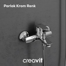 TeknoKapsül Krom Banyo Bataryası, Modern ve Kullanışlı Tasarım
