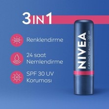 TeknoKapsül Pembe Renkli Dudak Bakım Kremi, SPF30 Koruma ve Nemlendirme