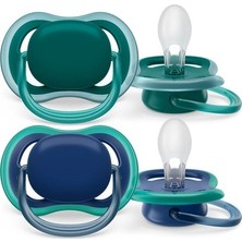 TeknoKapsül 6-18 Ay Arası Çocuklar Için Unisex Ultra Havalı Emzik - 2'li Paket