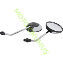 Okumus Motorcycle Spare Parts Accessories Ayna Takımı Kuba Trendy 50cc Sağ Sol Dikiz Aynası Motosiklet Ayna Seti
