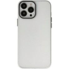 TeknoKapsül iPhone 13 Pro Max Kılıf Modos Metal Kapak - Şeffaf