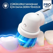 TeknoKapsül Özel Seri Çocuklar Için Şarj Edilebilir Diş Fırçası Lion King Temalı