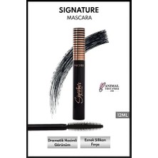 TeknoKapsül Signature Ultra Siyah Hacim Veren Maskara