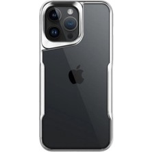 TeknoKapsül iPhone 15 Pro Max Kılıf Boyi Silikon Kapak - Gümüş