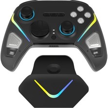 TeknoKapsül Rgb Aydınlatmalı Çift Kablosuz Mod, Harici Makro Düğmeler ile Oyun Deneyimini Artır