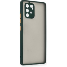 TeknoKapsül Galaxy A91 / S10 Lite Kılıf Montreal Silikon Kapak - Yeşil