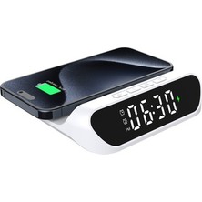 TeknoKapsül Kablosuz Şarj Cihazı, LCD Ekran ile Iki Farklı Alarm Özelliği
