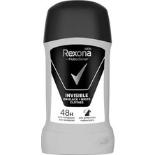 TeknoKapsül Erkek Stick Deodorant 50 ml Siyah ve Beyaz Giysiler Için Uygun