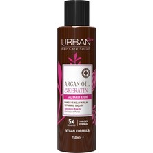 TeknoKapsül Kolay Kırılan Yıpranmış Saçlar Için Argan Yağı ve Keratin Bakım Kremi