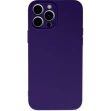 TeknoKapsül iPhone 13 Pro Kılıf Nano Içi Kadife Silikon - Mor
