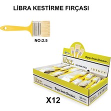 TeknoKapsül Kestirme Fırçası No 2.5, 12 Adet, Kaliteli Malzeme