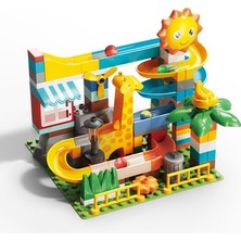 TeknoKapsül Marble Run Blok Yapı Seti - 100 Parça Eğlenceli Oyun