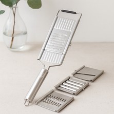TeknoKapsül 3ü 1 Arada Metal Rende Seti (Rende, Soyacak, Dilimleme)