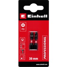 TeknoKapsül Orijinal Einhell Çift Torsiyonlu Darbeli Bit Seti, 2 Parça, 30 Mm, Pz2 (S2 Çelik, Yüksek