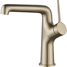 TeknoKapsül Gold Lavabo Bataryası, Modern ve Estetik Tasarım