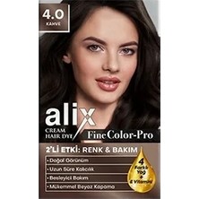 TeknoKapsül Saç Boyası Set Boya 50 ml - 4.0 Kahve
