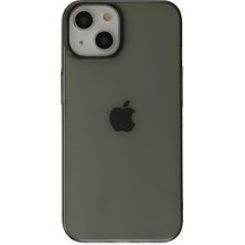 TeknoKapsül iPhone 14 Plus Kılıf Pc Sert Şeffaf Kapak - Siyah