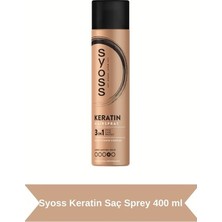 TeknoKapsül Yoğun Parlaklık Sağlayan Keratin Içeren Saç Spreyi 400 ml