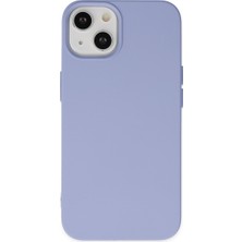 TeknoKapsül iPhone 14 Plus Kılıf Nano Içi Kadife Silikon - Lila
