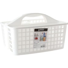 Lumindra Büyük Boy Caddy 3 Bölmeli Deterjanlık Organizer & 311 X185X232 mm G562