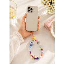 LES PETITES MAINS Name Pop S Telefon Askısı, Boncuklu Telefon Charmı ve Çanta Aksesuarı Model 3