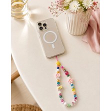 LES PETITES MAINS Name Pop S Telefon Askısı, Boncuklu Telefon Charmı ve Çanta Aksesuarı Model 1