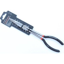 TeknoKapsül 280 mm Uzun Kargaburnu Pense ile Kavisli Uç