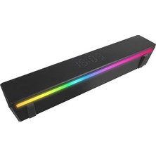 TeknoKapsül Bluetooth Hoparlör ile 10W Ses ve Rgb Alarm Özelliği