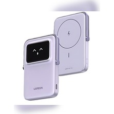 TeknoKapsül Ugreen Uno Magsafe Wireless 5.000 Mah 20W Hızlı Şarjpowerbank, Mor