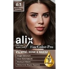 TeknoKapsül Saç Boyası Set Boya 50 ml - 6.1 Küllü Koyu Kumral