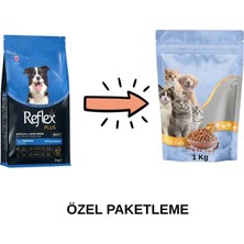 Reflex Plus Orta ve Büyük Irk Somonlu Yetişkin Köpek Maması Paketten Bölme Doypack 1 kg