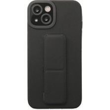 TeknoKapsül iPhone 14 Plus Kılıf Mega Standlı Silikon - Siyah