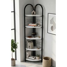 TeknoKapsül Metal Çiçeklik Kitaplık Beyaz 151 cm