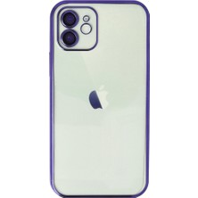 TeknoKapsül iPhone 11 Kılıf Razer Lensli Silikon - Mor