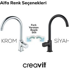 TeknoKapsül Mat Siyah Mutfak Eviye Bataryası ile Modern Tasarım
