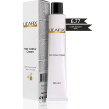 TeknoKapsül Lilafix Krem Profesyonel Tüp Saç Boyası 60ML - 6.77 Sıcak Çikolata