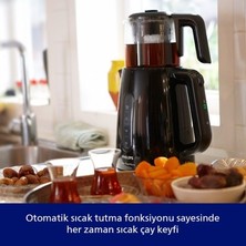 TeknoKapsül 1700W Güçte Çay Makinesi, 1.9 Lt Kapasite ve Otomatik Sıcak Tutma