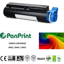 PanPrint Oki MB451W Siyah Yüksek Kapasiteli Muadil Toner