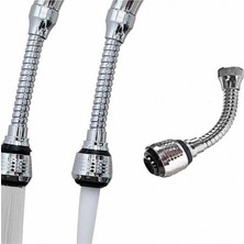 TeknoKapsül Turbo Flex 2 Aşamalı Plastik Esnek Musluk Başlığı