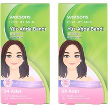 Watsons, Yüz Ağda Bandı - 24 Adet x 2 Adet