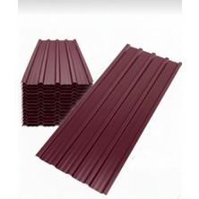 Konsepp Bordo Galvanizli Trapez Çatı Kaplama Sacı – 1,5 Metre (2 Adet-Su Geçirmez ve Paslanmaz Metal Sac)