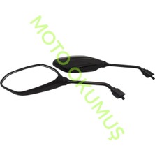 Okumus Motorcycle Spare Parts Accessories QY 1132 Ayna Takımı 8mm Honda Activa S Dikiz Aynası Sağ Sol Takım