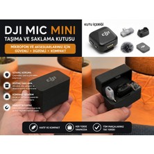 Print Zone Djı Mic Mini Mobil Seyahat ve Koruyucu Taşıma Kutusu - Kompakt Mikrofon Organizer
