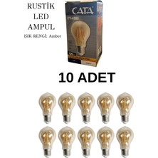Cata CT-4285 Rustik LED Ampul Amber 4W - 10’lu Paket