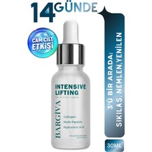 Bargiva Intensive Lifting Yaşlanma Karşıtı Tri-Active Kolajen, Multi-Peptit ve Hyalüronik Asit Cilt Bakım Serumu 30 ml