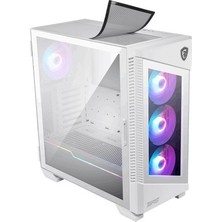 TeknoKapsül Beyaz Argb Mid Tower Gaming Kasa, Modern Tasarım ve Soğutma