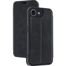 TeknoKapsül iPhone 16E Kılıf Flip Cover - Siyah