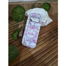 Ufuk Çizgisi Safari Temalı Pembe Kız Bebek Hediyelik Açacak  MAGNET20LI (Jelatinli)