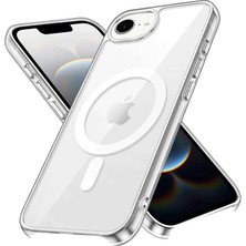 TeknoKapsül iPhone 16E Kılıf Pc Real Magsafe Kapak - Şeffaf